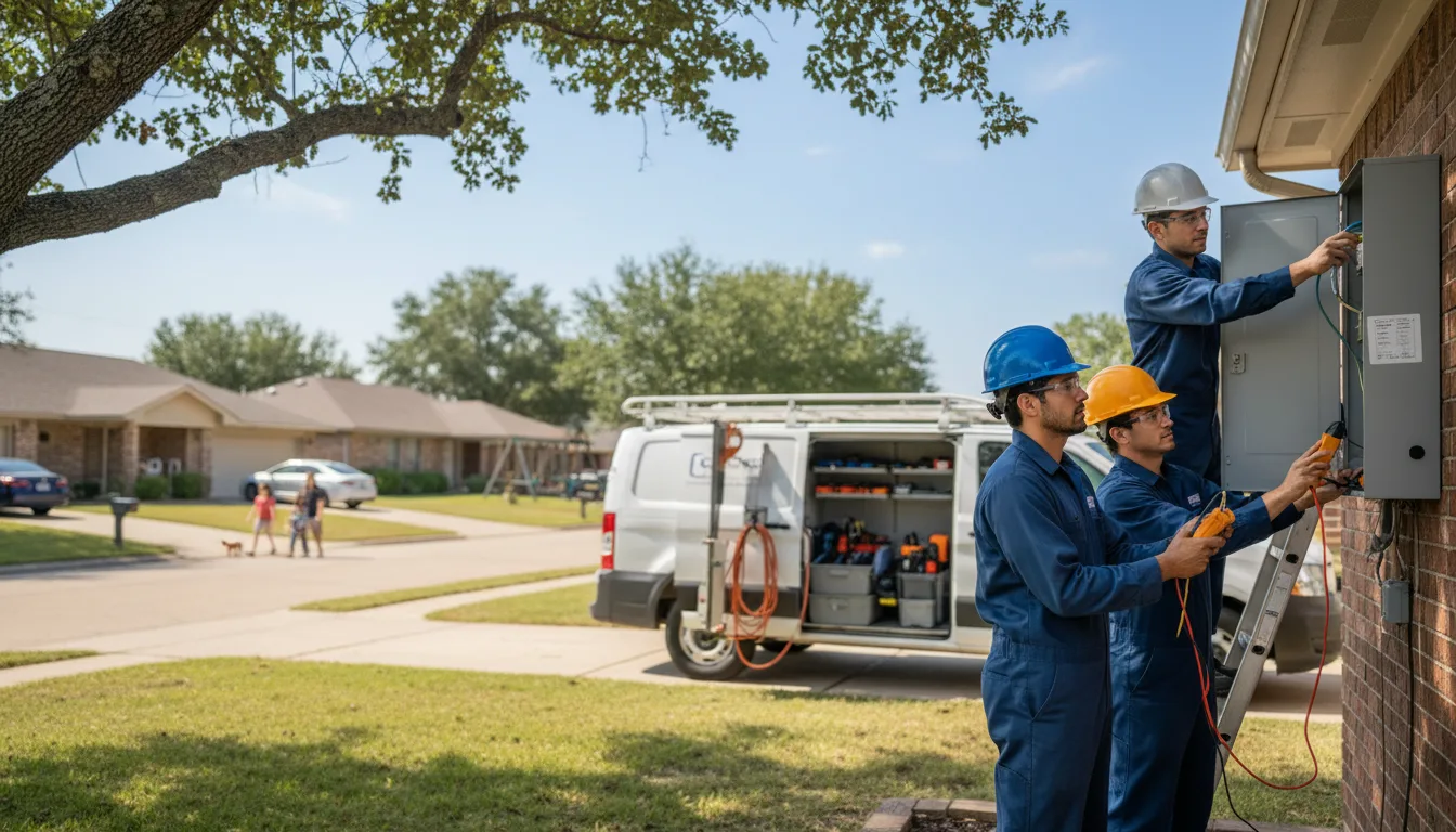 Certified electrician providing emergency electrical services in Welcome, NC